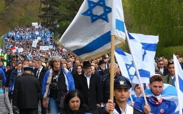 26 Marsz Żywych przeszedł z byłego niemieckiego obozu Auschwitz I do Auschwitz II Birkenau