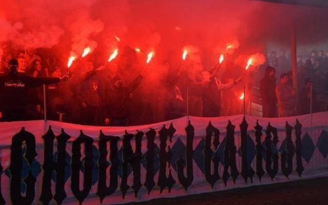 4. liga. Mecz Unii Oświęcim z Beskidem Andrychów bez udziału kibiców gości