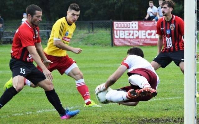 3. liga piłkarska. Soła Oświęcim wygrywa na Wólczance Wólka Pełkińska, po „złotym golu” Adriana Wójcika