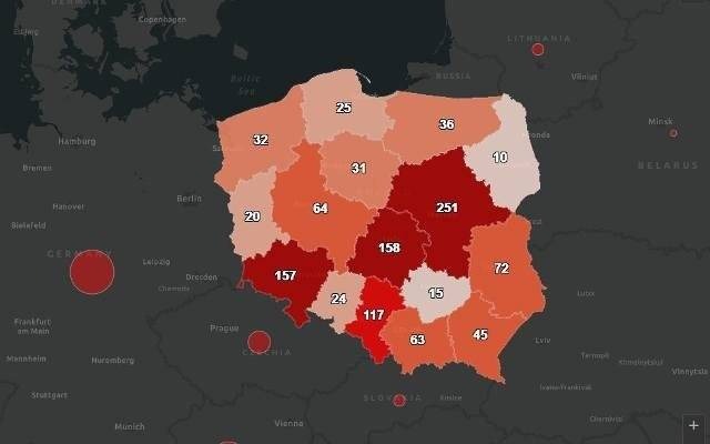 Koronawirus w Polsce [DANE, MAPY, WYKRESY]