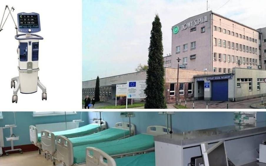 Olkusz kupi respirator dla Nowego Szpitala