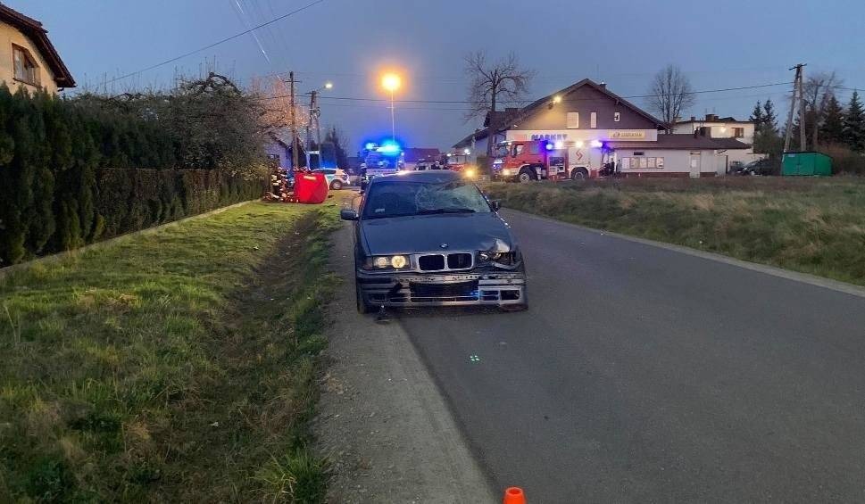 Śmiertelny wypadek w Roczynach. Nie żyje kierowca skutera