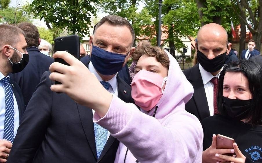 Andrzej Duda spotkał się z mieszkańcami Alwerni [ZDJĘCIA]
