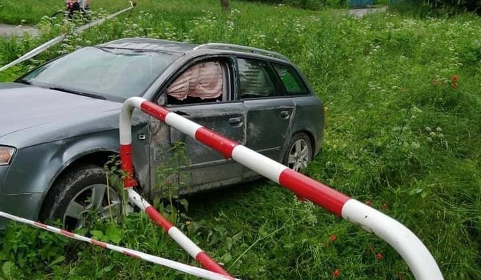Pień przy drodze. Rodzina mogła zginąć przez zaniedbanie?