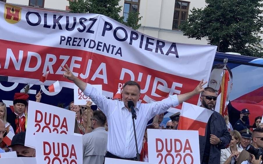 Andrzej Duda na finiszu kampanii odwiedza Olkusz [ZDJĘCIA]