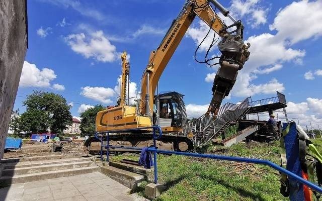 Stacja Chrzanów zamieniła się w wielki plac budowy [ZDJĘCIA]