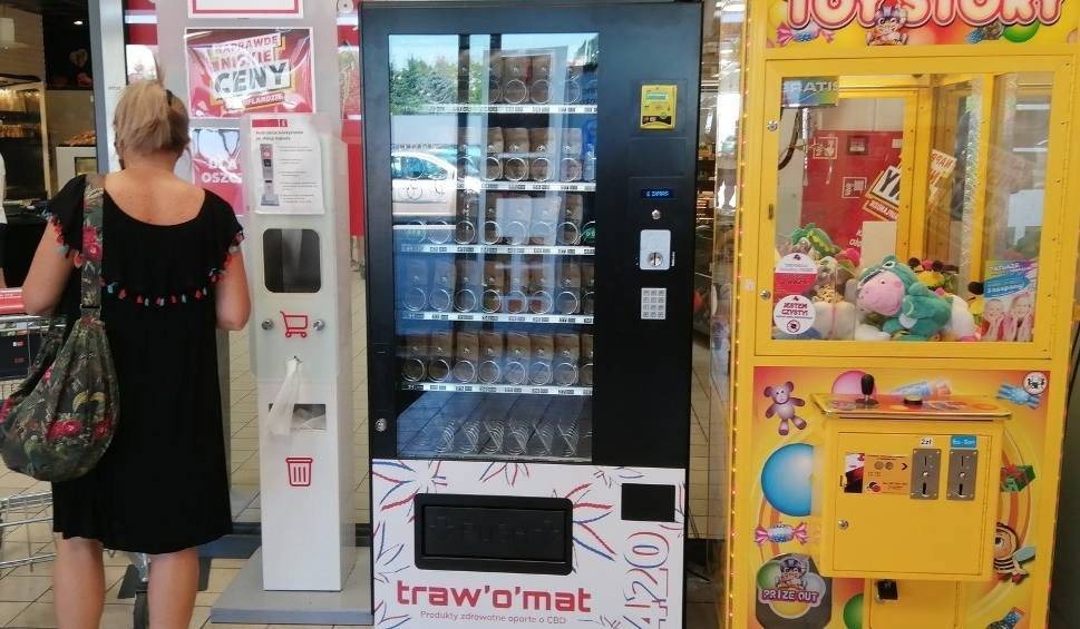 Pierwszy "trawomat" w Małopolsce powstał w Oświęcimiu. Można tu kupić ziele konopi!