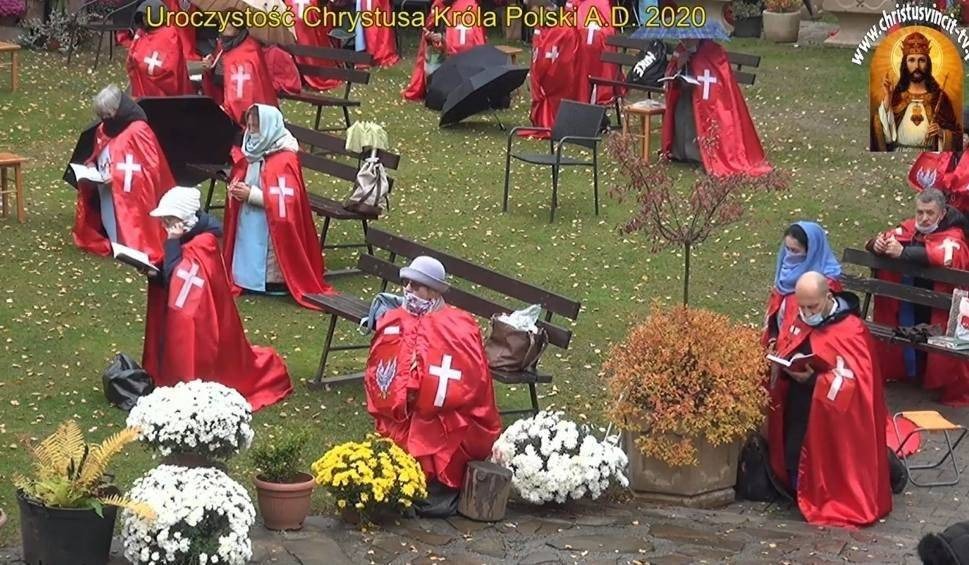 W "sanktuarium" byłego księdza Natanka obeszło się bez mandatów