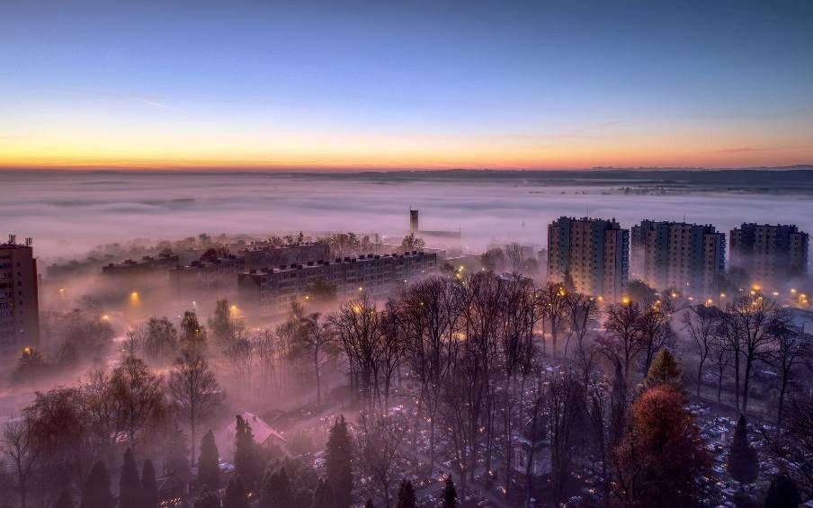 Chrzanów z lotu ptaka. Wyjątkowe fotografie fotografie miasta wykonane z drona