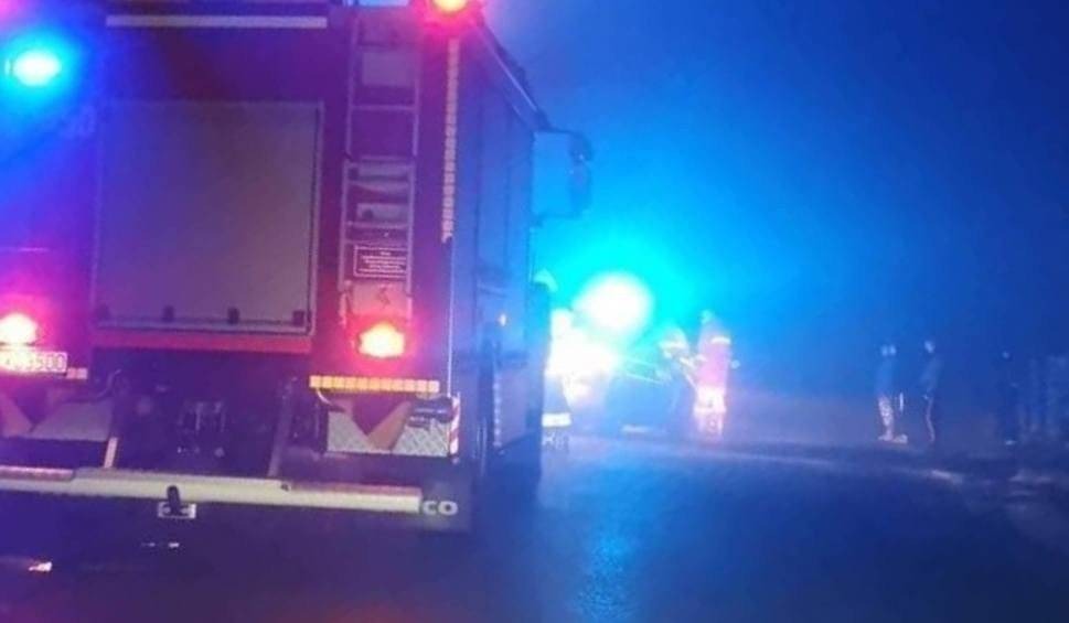 Pijany kierowca wjechał w ogrodzenie jednej z posesji w Domaniewicach
