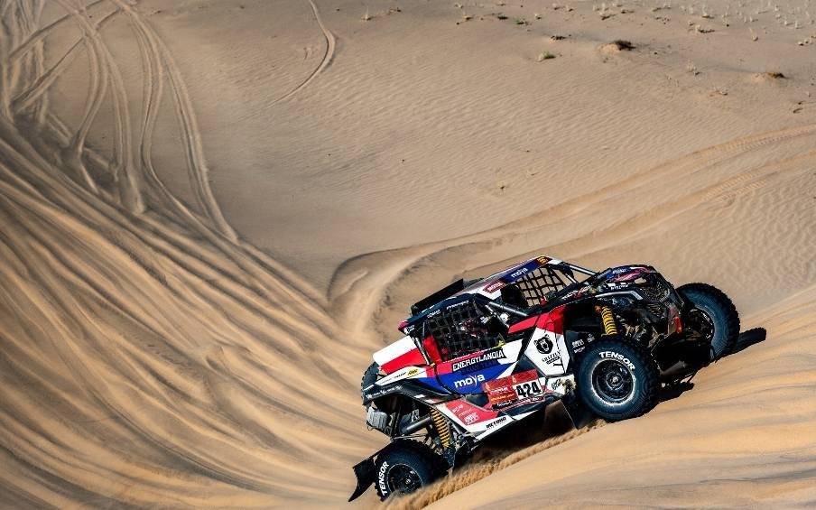 Rajd Dakar. 12. i 14. miejsce Energylandia Rally Team na mecie drugiego etapu