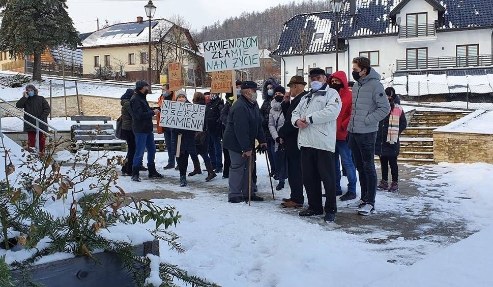 Mieszkańcy zablokowali budowę kameniołomu w Skawinkach!
