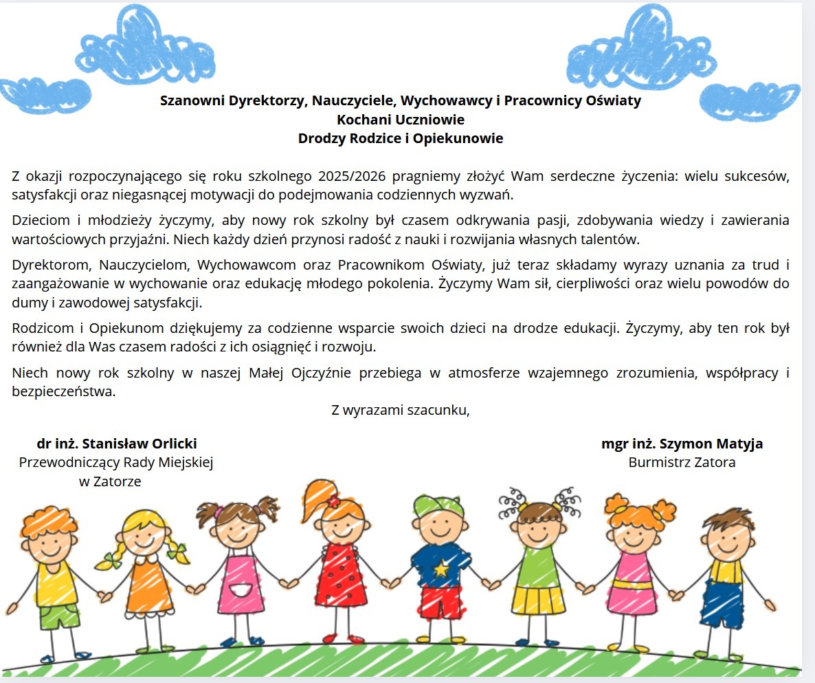 Sukcesów w nowym roku szkolnym 2025/2026!