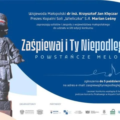 Zaśpiewaj i Ty Niepodległej – VIII edycja Konkursu po hasłem Powstańcze melodie