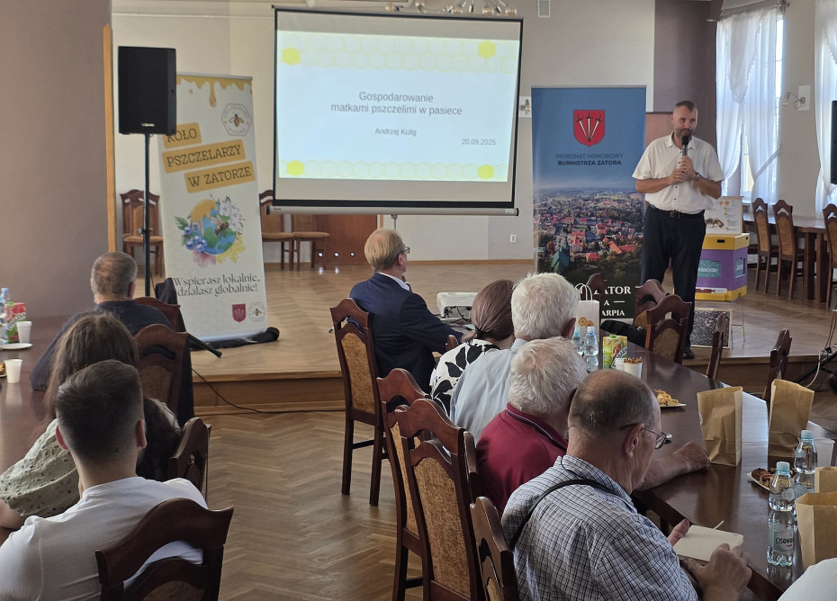 Relacja z II Konferencji Pszczelarskiej pod patronatem Burmistrza Zatora