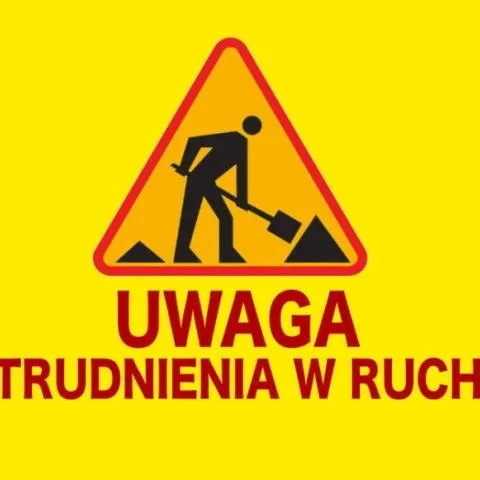 Utrudnienia w ruchu drogowym – Plac Tadeusza Kościuszki w Zatorze