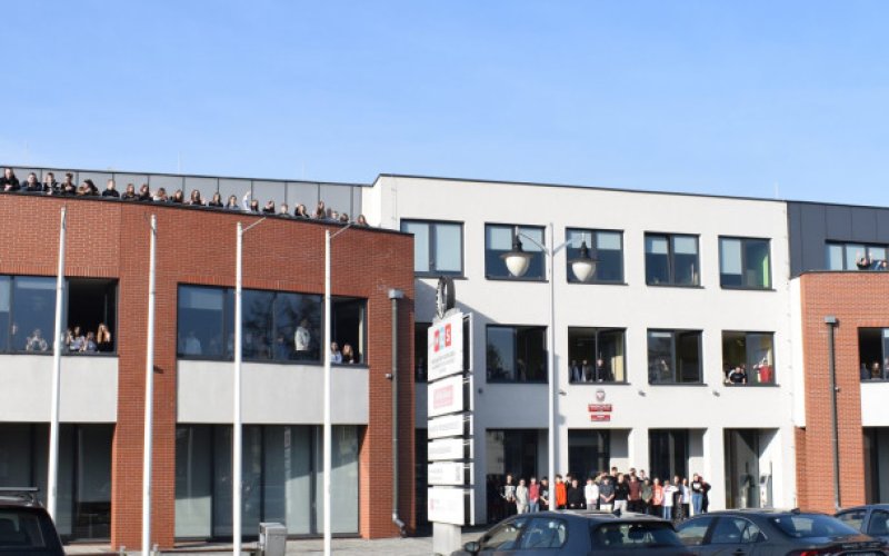 Informacja dotyczca testw w budynku WZS