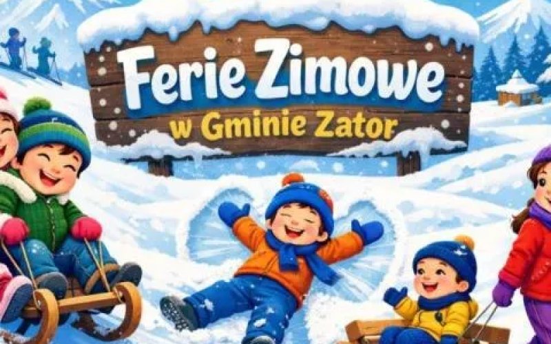 Ferie bez nudy! Kalendarium wydarze w Gminie Zator na ferie zimowe 2026 dla maych i duych [informacja aktualizowana]