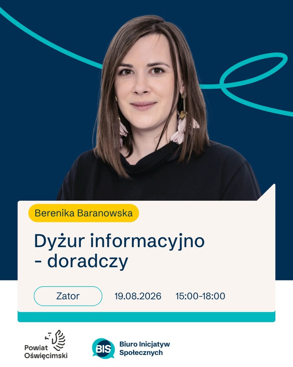 Zapraszamy na Dyżur Mobilnego Centrum Wsparcia Organizacji Pozarządowych w Zatorze już 19 sierpnia