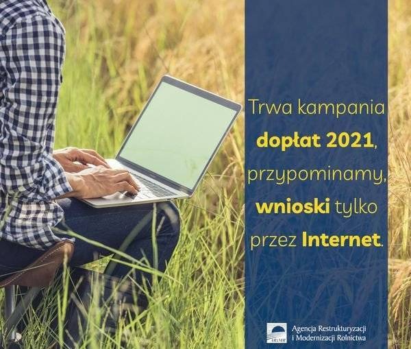 Trwa nabór wniosków o przyznanie dopłat bezpośrednich i obszarowych z PROW za 2021 r.