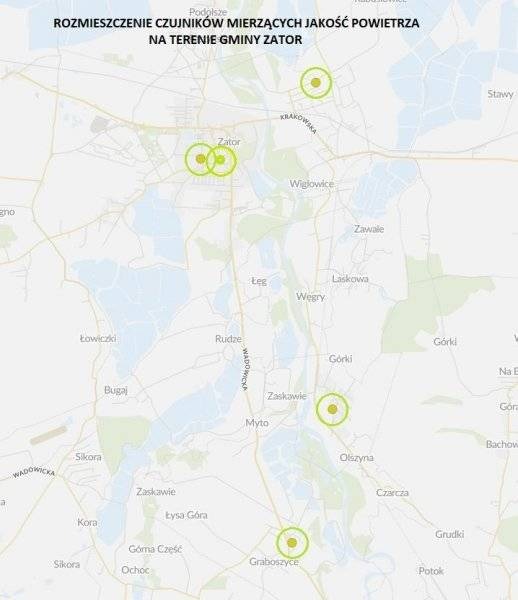 Nowe czujniki mierzące jakość powietrza w gminie Zator!