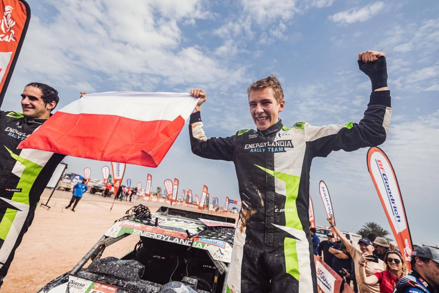 Mieszkaniec Gminy Zator Eryk Goczał najmłodszym zwycięzcą Rajdu Dakar 2023