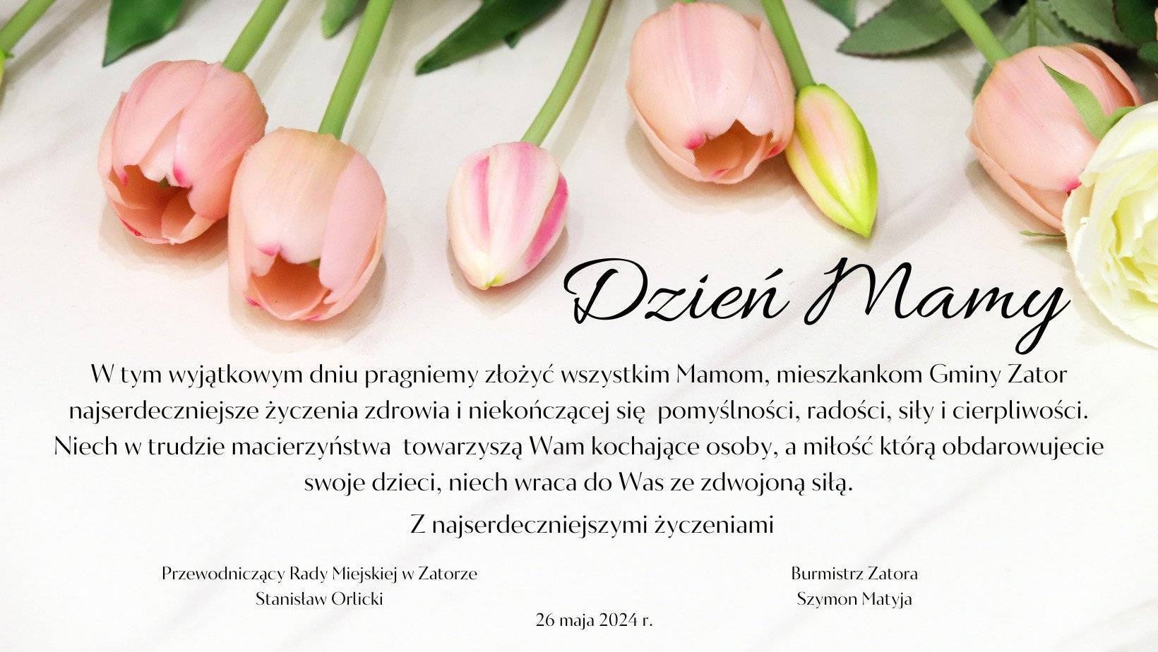 Życzenia z okazji Dnia Matki