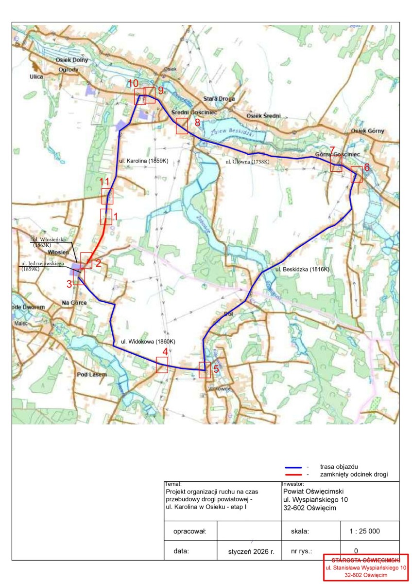 Uwaga kierowcy! Zmiany w organizacji ruchu od 23.03.2026