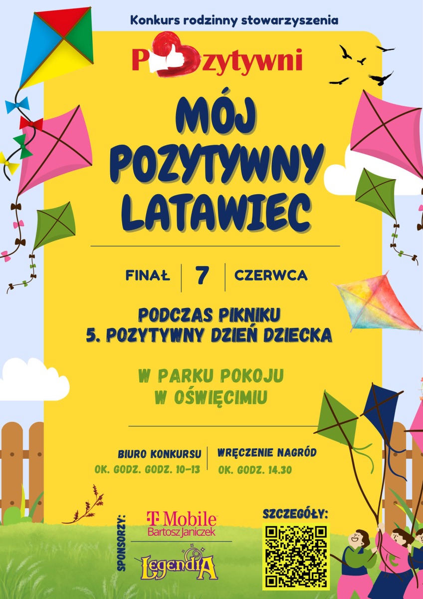 Konkurs Mój Pozytywny Latawiec czeka na rodzinne ekipy