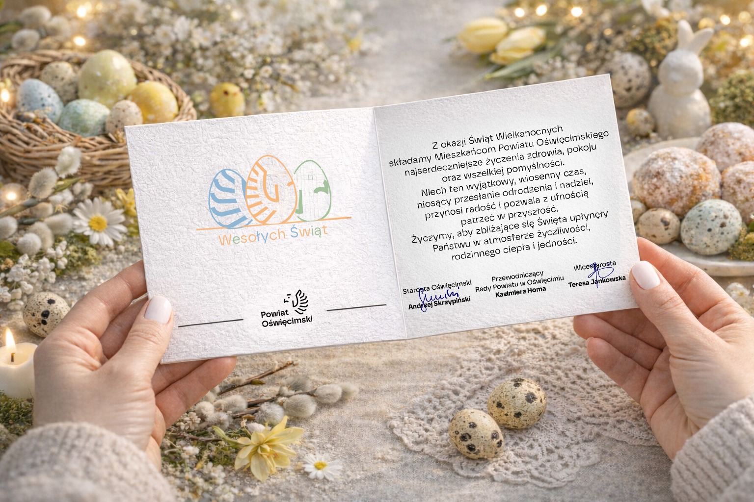 Świąteczne życzenia władz Powiatu Oświęcimskiego