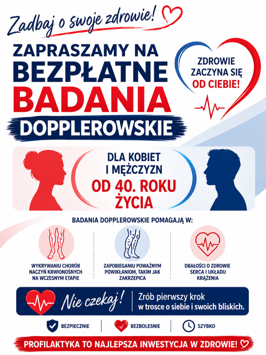 Jak ustrzec się udaru mózgu. Bezpłatne badania sfinansowane przez Powiat Oświęcimski