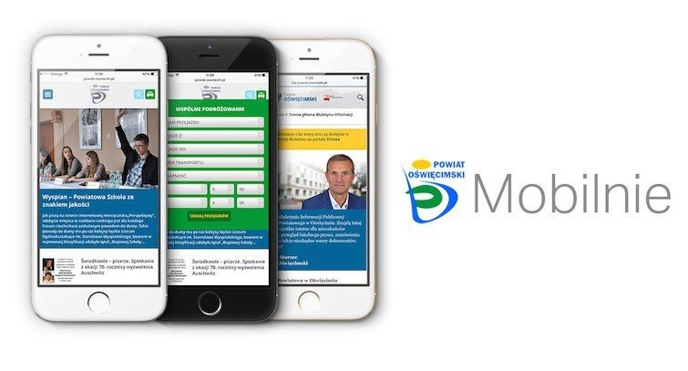 Moblina wersja strony Powiatu i BIP
