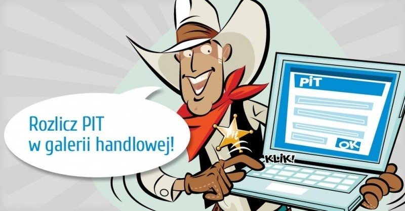 PIT-a ślij z centrum handlowego