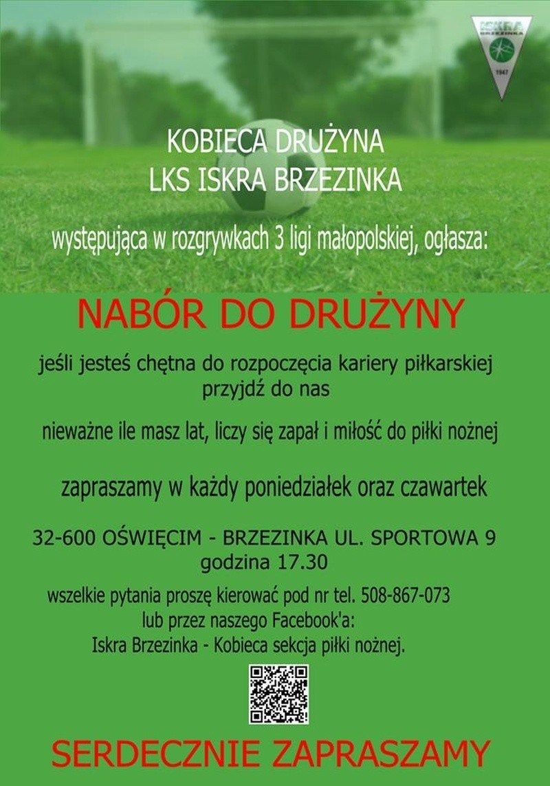 Trwa nabór do kobiecej drużyny "ISKIEREK"