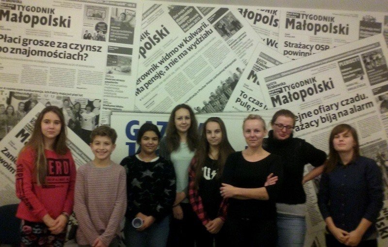 Młodzież MDK na warsztatach dziennikarskich