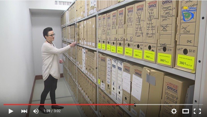 Nowoczesne archiwum w Starostwie (WIDEO)