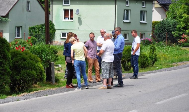 Odbiór odwodnienia ul. Andrychowskiej w Piotrowicach