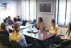 Studentki PWSZ na praktykach w Starostwie Powiatowym