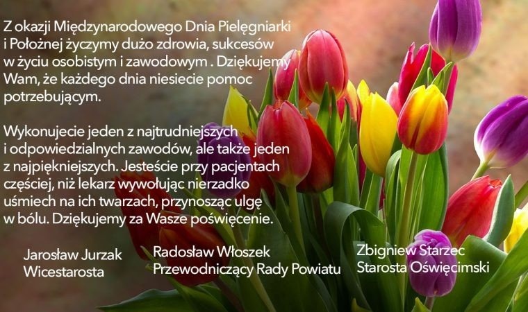 Życzenia z okazji Międzynarodowego Dnia Pielęgniarki i Położnej