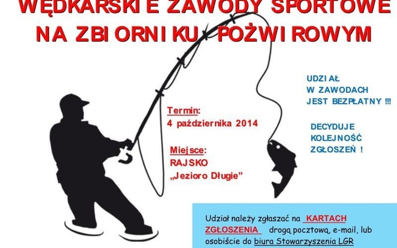 Zapraszamy na zawody wędkarskie w Rajsku