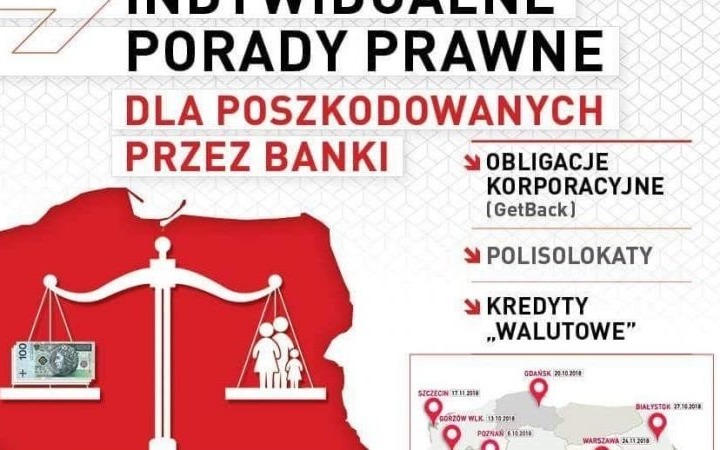 I Bezpłatne Indywidualne Porady Prawne dla poszkodowanych przez banki-KONFERENCJA