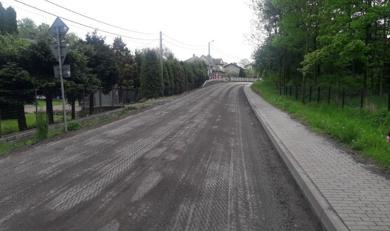 Ulica Jagiellończyka w Grojcu zamknięta