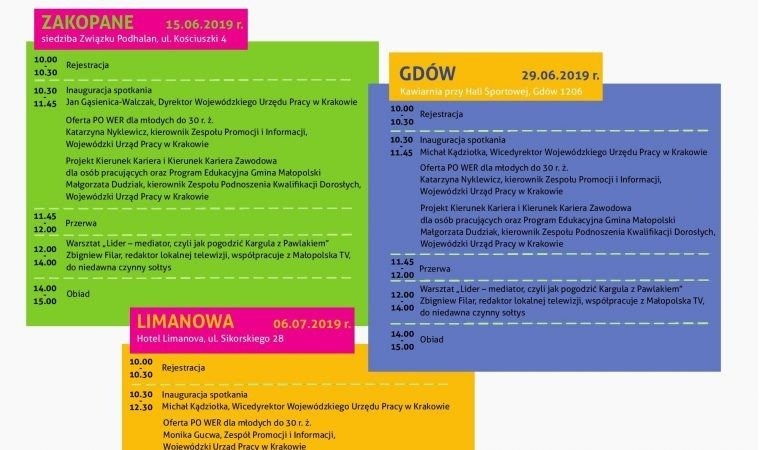 Spotkania dla liderów lokalnych społeczności