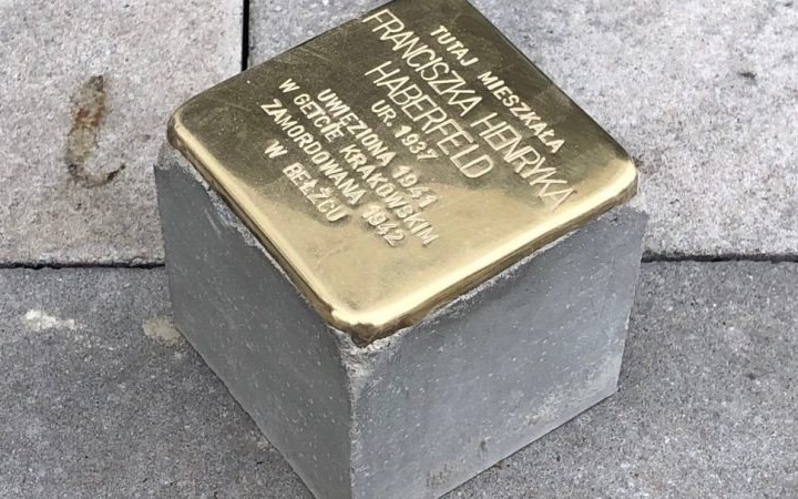 Kamień Pamięci ku czci Franciszki Haberfeld