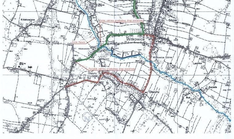 Utrudnienia w ruchu drogowym w Witkowicach