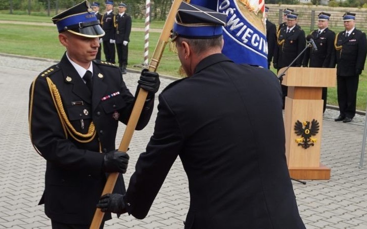 Pożegnania i awanse w Komendzie Powiatowej PSP w Oświęcimiu