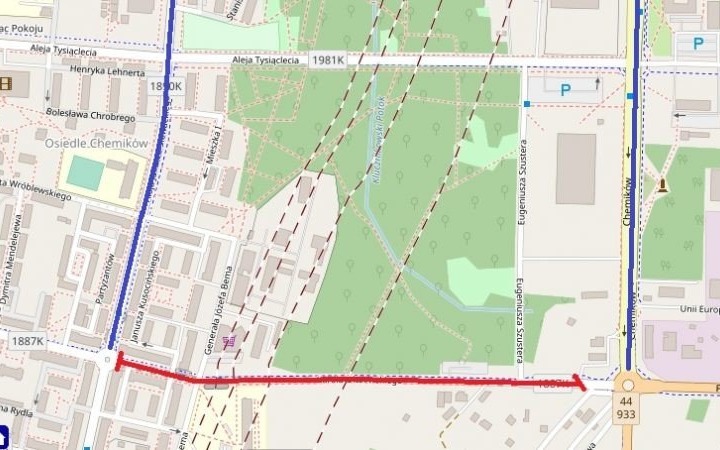 Kolejny odcinek ul. Olszewskiego zostanie zamknięty