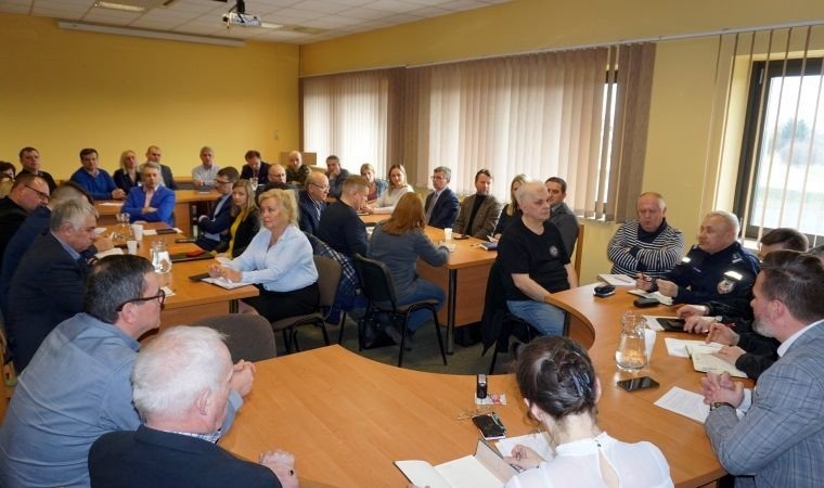 Posiedzenie Powiatowego Zespołu Zarządzania Kryzysowego