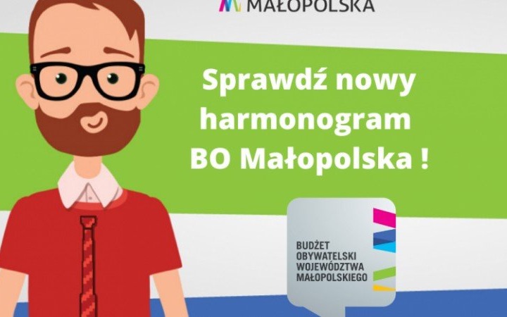 Przesunięcie terminu składania propozycji do Budżetu Obywatelskiego Małopolski