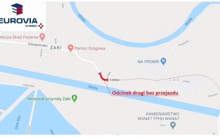 Modernizowana ulica Leśna w Gminie Przeciszów nieprzejezdna. Wykonawca prosi o wyrozumiałość